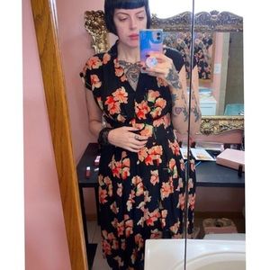 Emily and Fin vintage black Sweetpea dress size Large